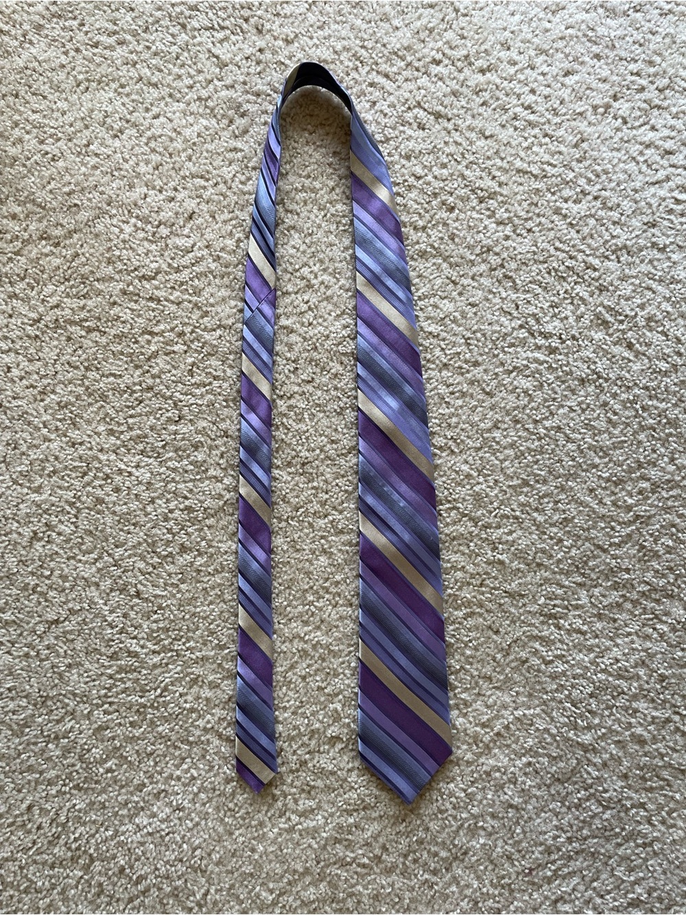 Murano Purple Striped Tie